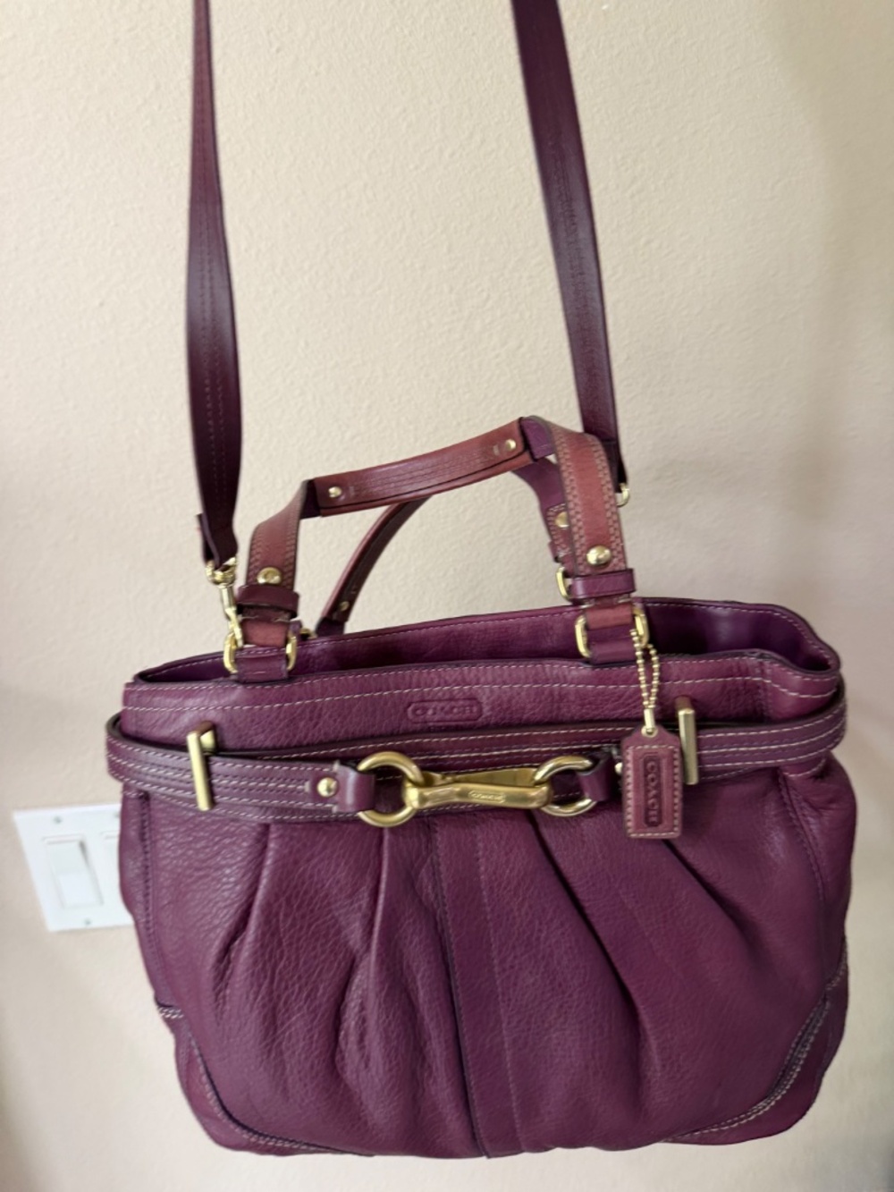 Purple Coach bag - Picture 2 of 4